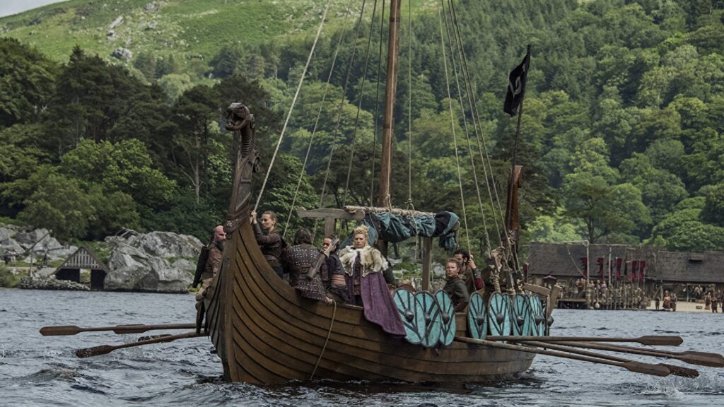 Barco en "Vikingos"