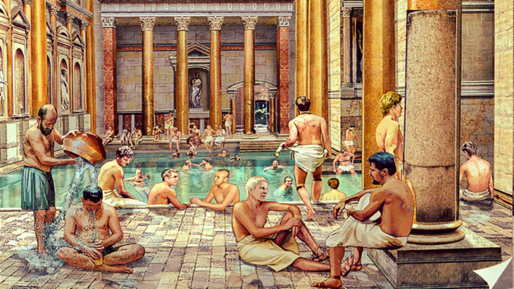 Baño público en la Antigua Roma