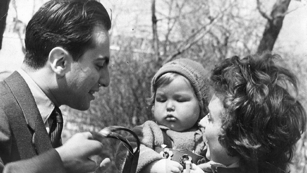Mikhail Tal con su mujer y su hija