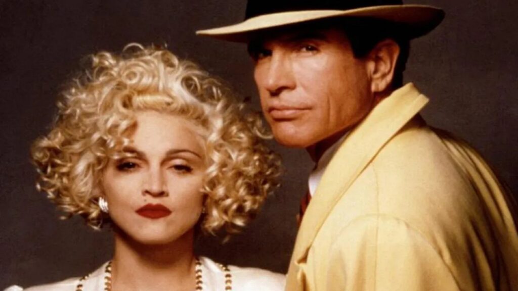 Madonna y Warren Beatty en Dick Tracy