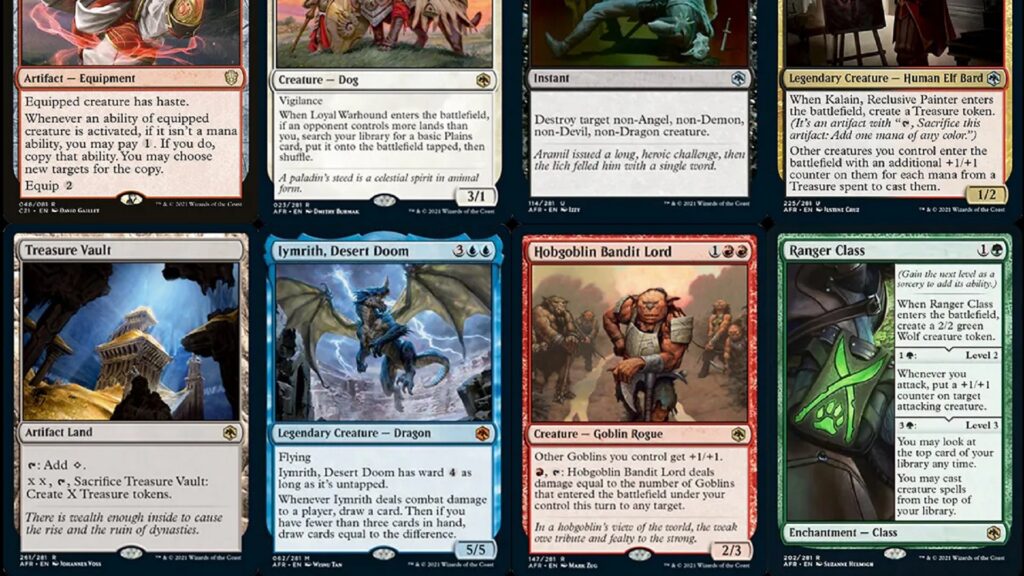 Colores de las Cartas en Magic The Gathering Arena