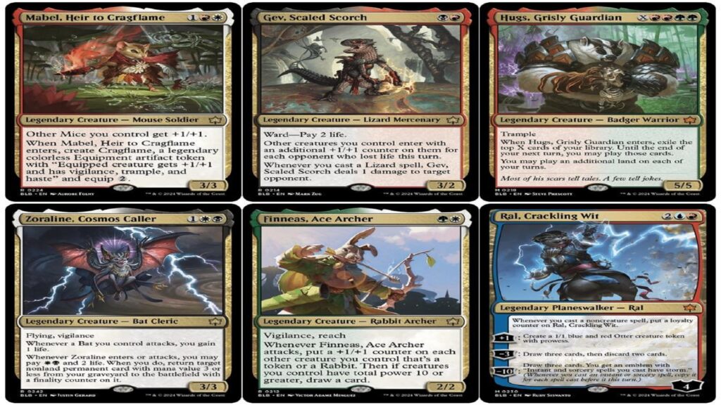 Cartas de Varios Colores en Magic The Gathering Arena