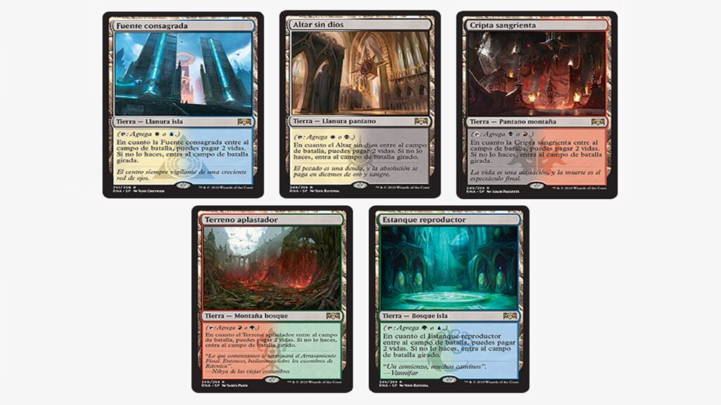 Tierras Multicolor en Magic The Gathering Arena