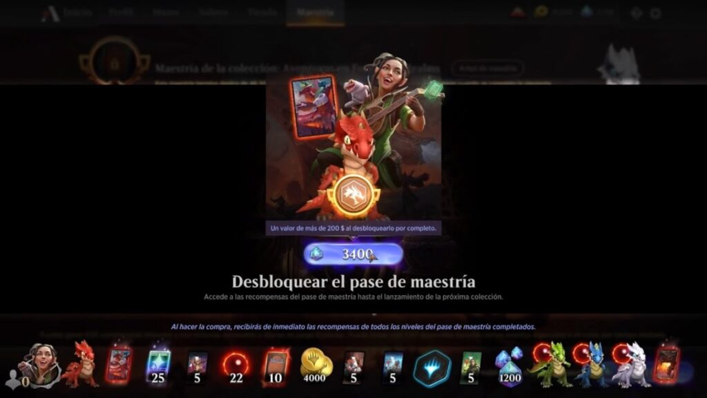 Desbloquear el Pase de Maestría en Magic The Gathering Arena