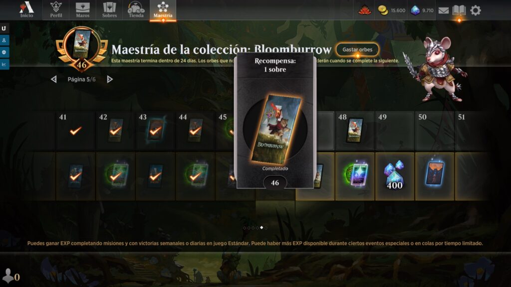 Maestría de Colección en Magic The Gathering Arena