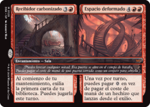 Recibidor carbonizado / Espacio deformado | Carta de MTG Arena