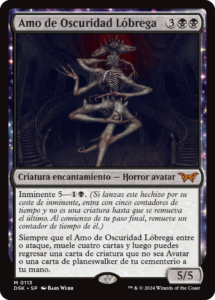 Amo de Oscuridad Lóbrega | Carta de MTG Arena