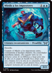 Miedo a los impostores | Carta de MTG Arena