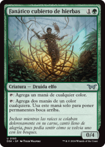 Fanático cubierto de hierbas | Carta de MTG Arena