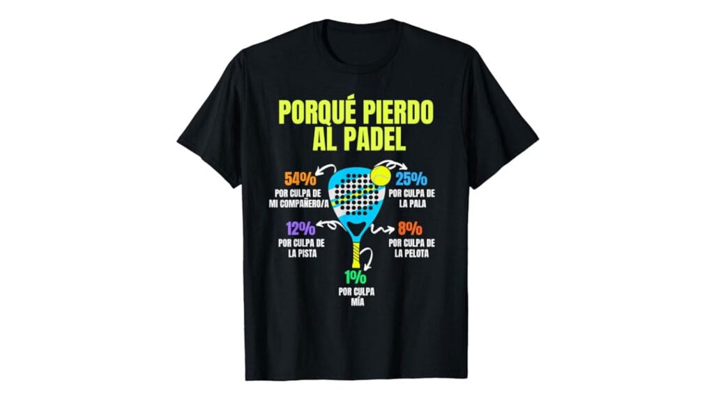 PADEL DIVERTIDO Camiseta Culpa