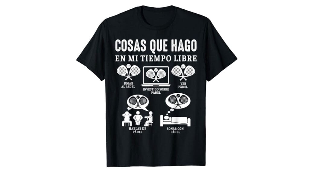 PADEL DIVERTIDO Camiseta Tiempo Libre