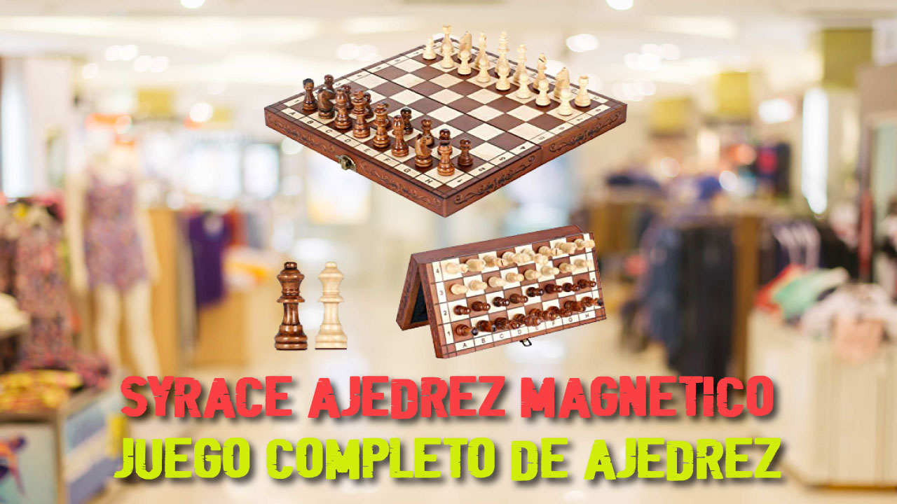 SYRACE Juego de Ajedrez Magnético | Juego de Ajedrez