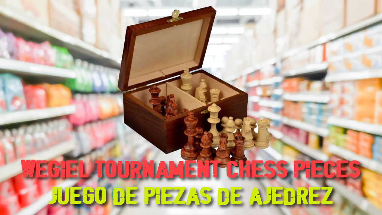 WEGIEL Tournament Chess Pieces | Piezas de Ajedrez