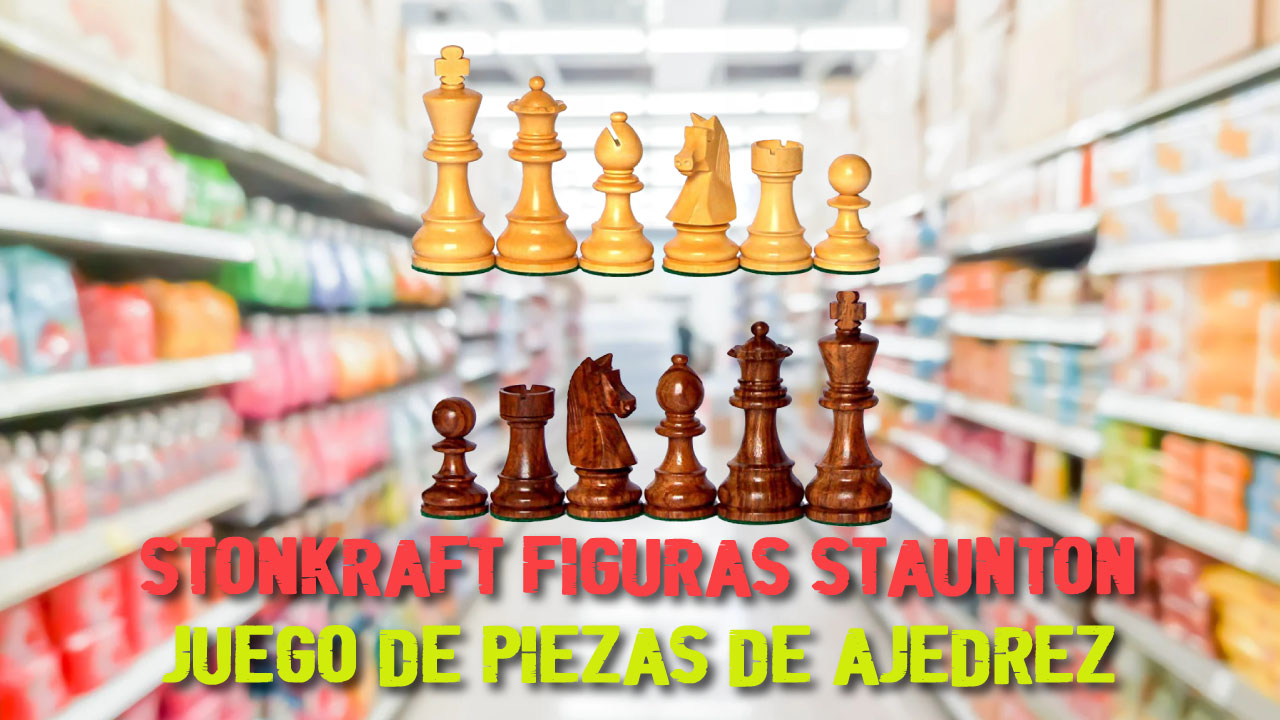 STONKRAFT Figuras Staunton | Piezas de Ajedrez