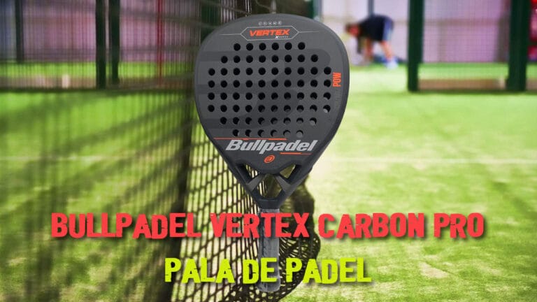 Pala de pádel BullPadel Vertex Carbon Pro Black LTD Rough