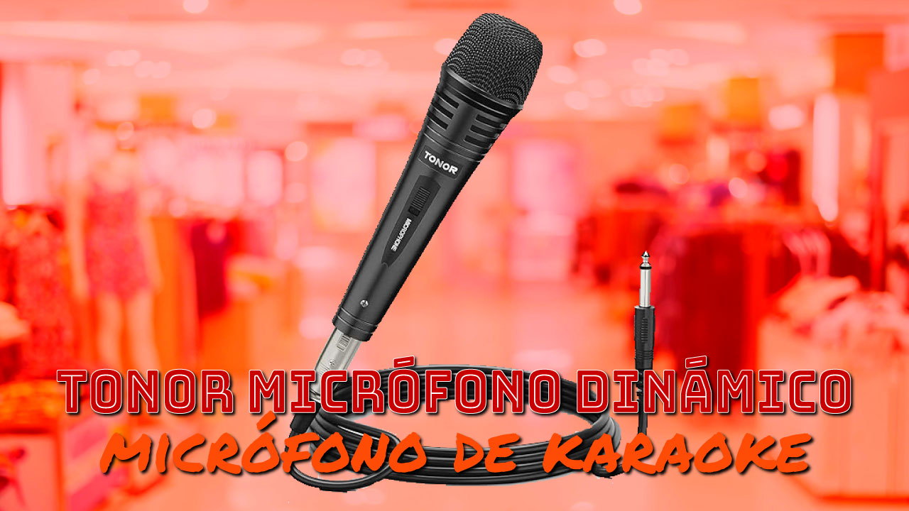 TONOR Micrófono Dinámico de Karaoke (Micrófono)