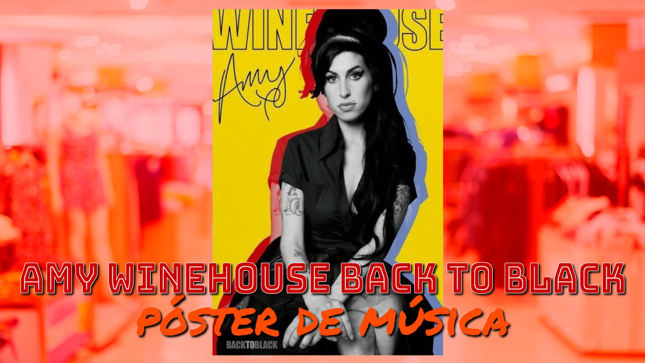 Amy Winehouse Back to Black (Póster)