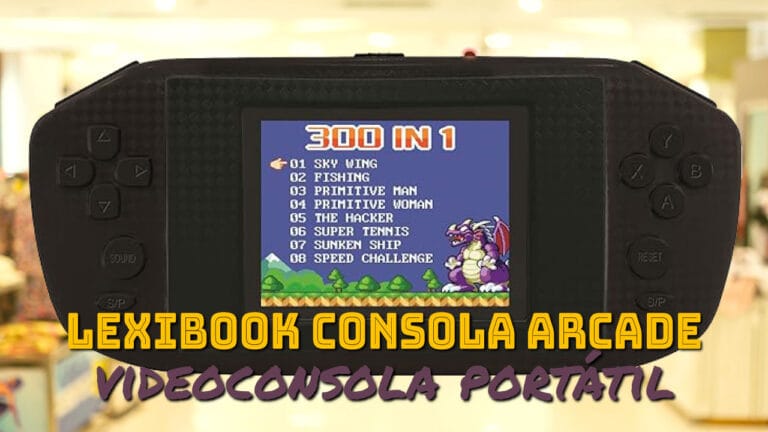 LEXIBOOK Consola Arcade Center (Videoconsola Portátil)