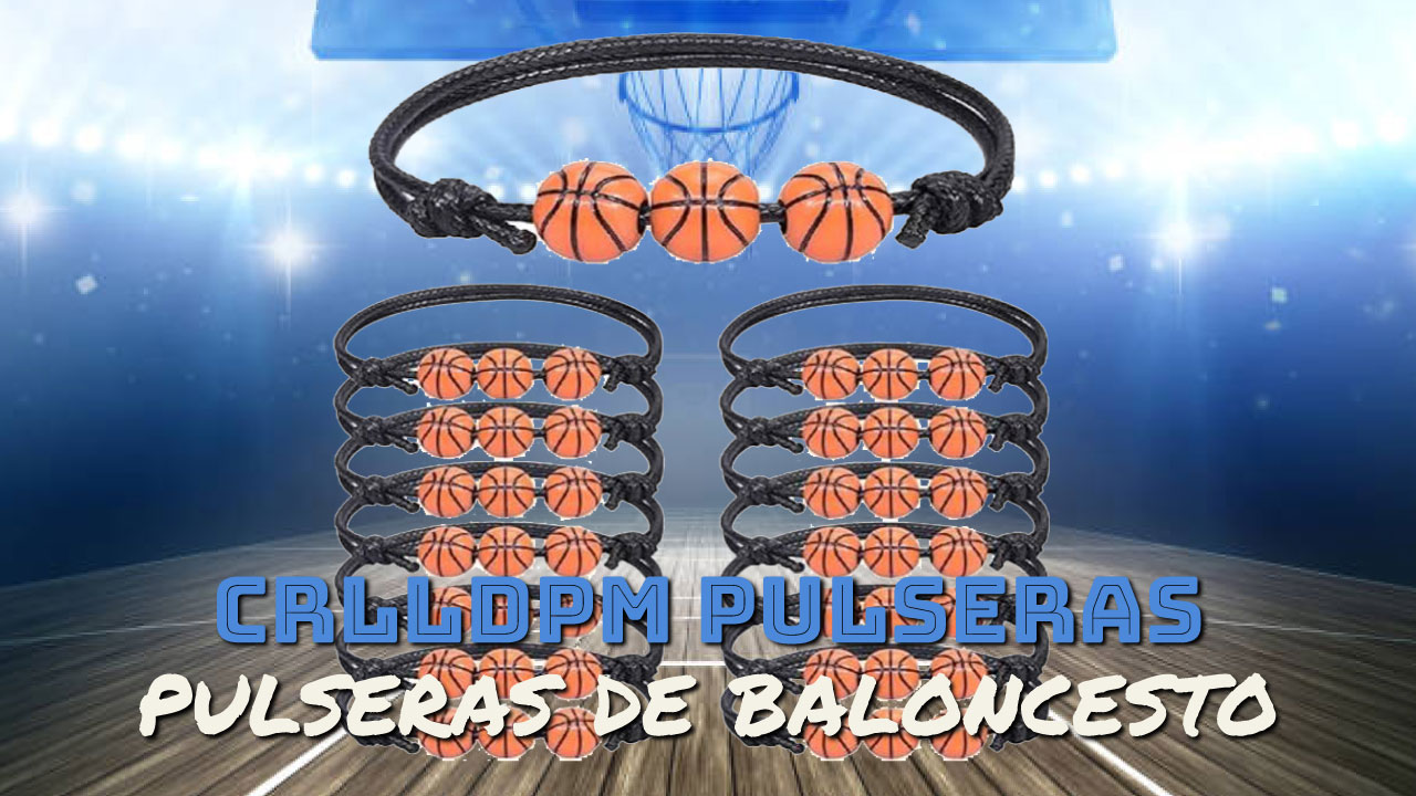 CRLLDPM 15 Piezas Pulsera de Baloncesto