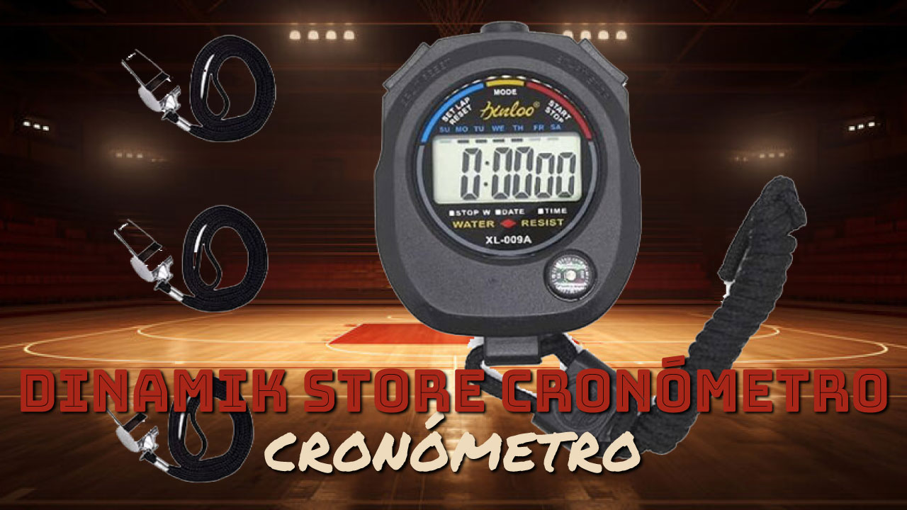 DINAMIK STORE Cronómetro con Reloj Digital