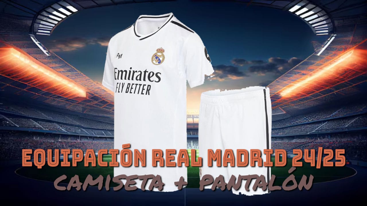Real Madrid Primera Equipación Niños Temporada 24/25