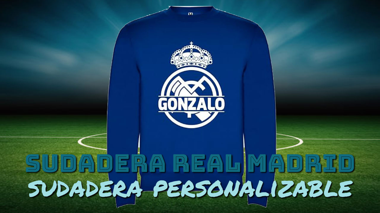 Sudadera Personalizable Real Madrid