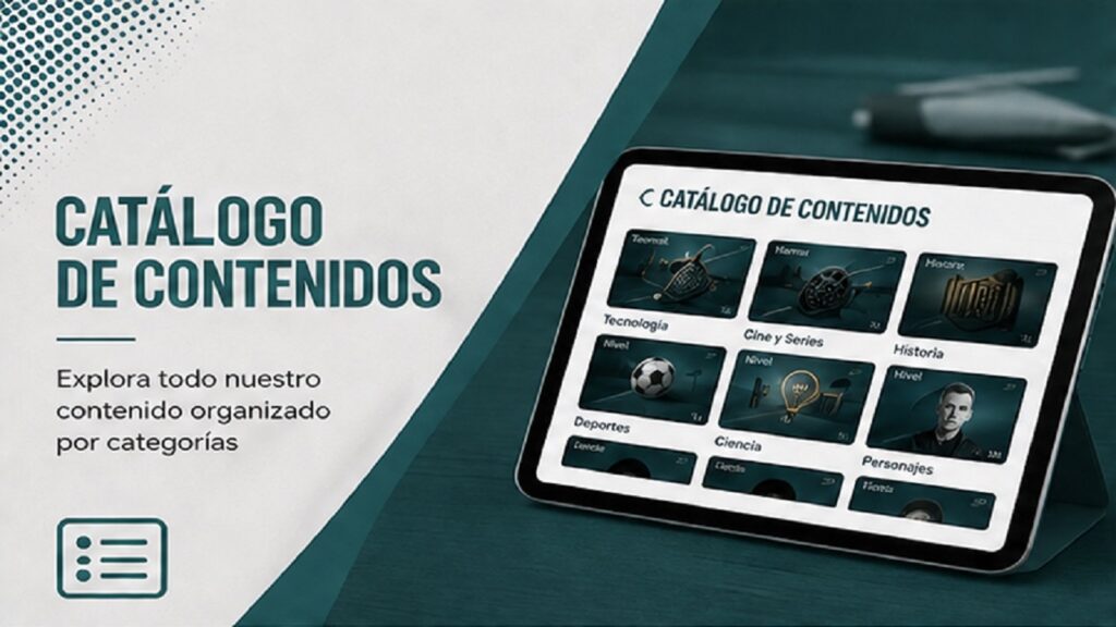 Catálogo de Contenidos